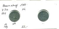 Herzogtum Braunschweig 10 Pfg. -