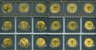 Tchad / Tschad 9 x 1/200 Unze Gold ~ Gold Collection - Big Five ~ -