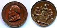 Preussen, Bronze Medaille Dr.Hermann Schultze-Delitzsch 1808 (delitzsch) -1883 (Potsdam) auf seinen Tod, -