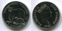 Cook Islands 5 Dollars ~ Endangered Wildlife - Puma ~ -