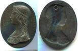 Italien, Bronze Medailllon o.J. Beatrice Portinari 1266-1290, ss/vz 49,90 EUR  + 9,50 EUR frais d'envoi