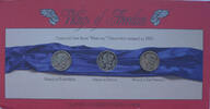 USA 3 x Dimes Wings of Freedom - America's last three Mercury Dimes -