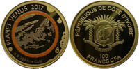 Elfenbeinküste 100 Francs CFA Unser Sonnensystem - Planet Venus - 0,5 g Gold -