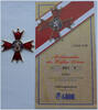 Tschechoslowakei Göde Medaille Nachprägung Militärorden des Weißen Löwen - CSSR 1945 - Replik -