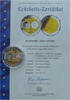 Zypern Medaille Erstabschlag Silber-Zypern mit Gold veredelt -