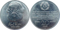 DDR 20 Mark 100. Todestag von Karl Marx (1818-1883) -