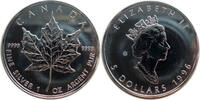 Kanada 5 Dollar Maple Leaf - 1 Oz Silber -