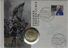 DDR 5 Mark Numisbrief Feldherr Fridericus Rex (1712-1786) - Zeughaus Berlin -