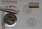 Deutschland Medaille Numisbrief InterCityExpress 1991 - Geschichte der Eisenbahn -