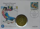 Albertville Medaille Numisbrief Olympische Winterspiele Albertville -