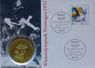Deutschland Medaille Numisbrief Winterolympiade Norwegen 1952 - Oslo - Helsinki -