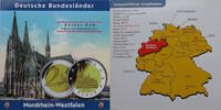 Bundesrepublik Deutschland 5 x 2 Euro Deutsche Bundesländer - Nordrhein-Westfalen - Kölner Dom - -