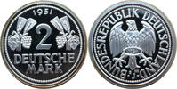 Deutschland Nachprägung 2 DM 1951 Replik Das Deutsche Geld in Silber -