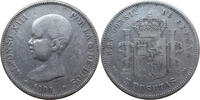 Spanien 5 Pesetas Alfonso (Alfons) XIII. -