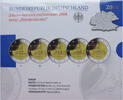 Bundesrepublik Deutschland 5 x 2 Euro Gedenkmünzenset Berlin, Schloss Charlottenburg -