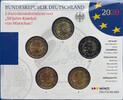 Bundesrepublik Deutschland 5 x 2 Euro Gedenkmünzenset 50 Jahre Kniefall von Warschau -
