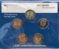 Bundesrepublik Deutschland 5 x 2 Euro 1275. Geburtstag Karl der Große -