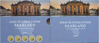 Bundesrepublik Deutschland 5 x 2 Euro Gedenkmünzenset Saarland - Ludwigskirche, Saarbrücken -