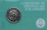 Frankreich 2 Euro Olympische Spiele 2024 in Paris - in Coincard - grün -
