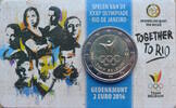 Belgien 2 Euro Olympische Sommerspiele in Rio de Janeiro - in Coincard -