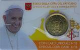 Vatikan 50 Cent Papst Franziskus - Coincard Nr. 8 -