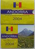 Andorra Centimes KMS + 2 x 1 Euro Münzen- und Euro-Serie -
