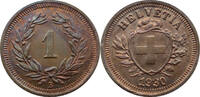 Schweiz 1 Rappen Helvetia -