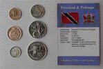 Trinidad & Tobago KMS Dollar Kursmünzensatz in Noppenfolie verschweißt -