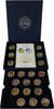 Deutschland 19 Medaillen 60 Jahre Deutschland - Sammlung - mit Gold-/Farbveredelung -