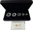 Kanada 1-5 Dollar (1, 1/2, 1/4, 1/10 und 1/20 Oz Silber) 35 Jahre Maple Leaf - Fractional set - 5 Münzen -