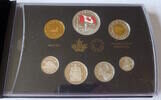Kanada Proof Set 4,91 Dollar 50. Jahrestag der kanadischen Flagge - Teilkoloriert -
