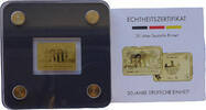 BRD 1/500 Oz Goldbarren 30 Jahre Deutsche Einheit -