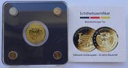 Tschad 3000 Francs 30 Jahre Mauerfall - Brandenburger Tor - 1/500 Oz Gold -