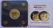 Tschad 3000 Francs 30 Jahre Mauerfall - Brandenburger Tor - 1/500 Oz Gold -