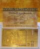 Ghana 5 Cedis Golden Banknotes - African Elephant/Afrikanischer Elefant - vergoldet -