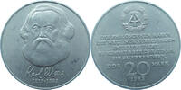 DDR 20 Mark 100. Todestag von Karl Marx (1818-1883) -