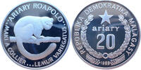 Madagaskar 20 Ariary World Wildlife Fund - Ruffed Lemur - -