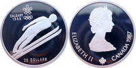 Kanada 20 Dollar Olympische Winterspiele 1988 in Calgary - Skispringen -