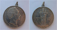Bayern 2 Gulden Doppelgulden - Mariensäule München - Maximilian II. Joseph 1848-1864 -