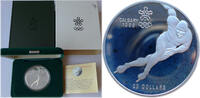 Kanada 20 Dollars Olympische Winterspiele 1988 in Calgary - Eisschnelläufer -