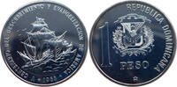 Dominikanische Republik 1 Peso 1988 500. Jahrestag der Entdeckung und Ev... 15,00 EUR prix TTC + 8,00 EUR frais d'envoi