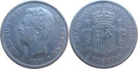Spanien 5 Pesetas Amadeo I. -