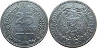 Kaiserreich Deutsches Reich 25 Pfennig -
