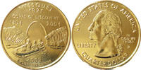 USA Quarter-Dollar Die offiziellen Quarter-Dollars der USA -Missouri 1821- -