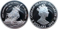 Cayman Inseln 2 Dollars 200. Jahrestag des Wracks der „Ten Sails“ -