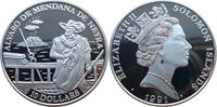 Solomon Inseln 10 Dollars Alvaro De Mendana de Neyra - Schiff -