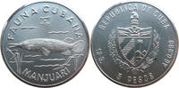 Kuba 5 Pesos Fauna Cubana - Manjuari - Knochenhecht -
