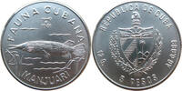 Kuba 5 Pesos Fauna Cubana - Manjuari - Knochenhecht -