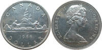 Kanada 1 Dollar Indianer im Kanu -