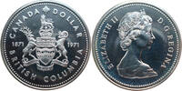 Kanada 1 Dollar 100 Jahre Provinz Britisch Kolumbien -